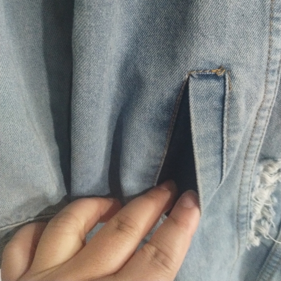 Jeans jacket size 1 XL/2 XL Bottlette 36 inc L / 26 inc W - Picture 9 of 10
